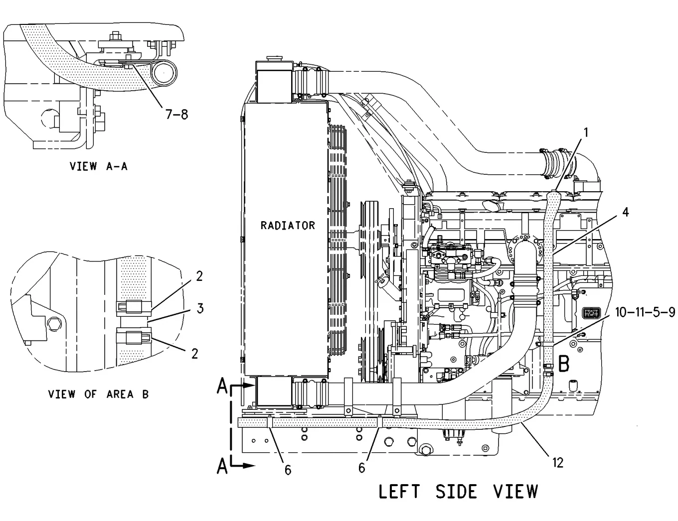 C15 · LUBRICATION SYSTEM · 232-0771 CAT parts diagram