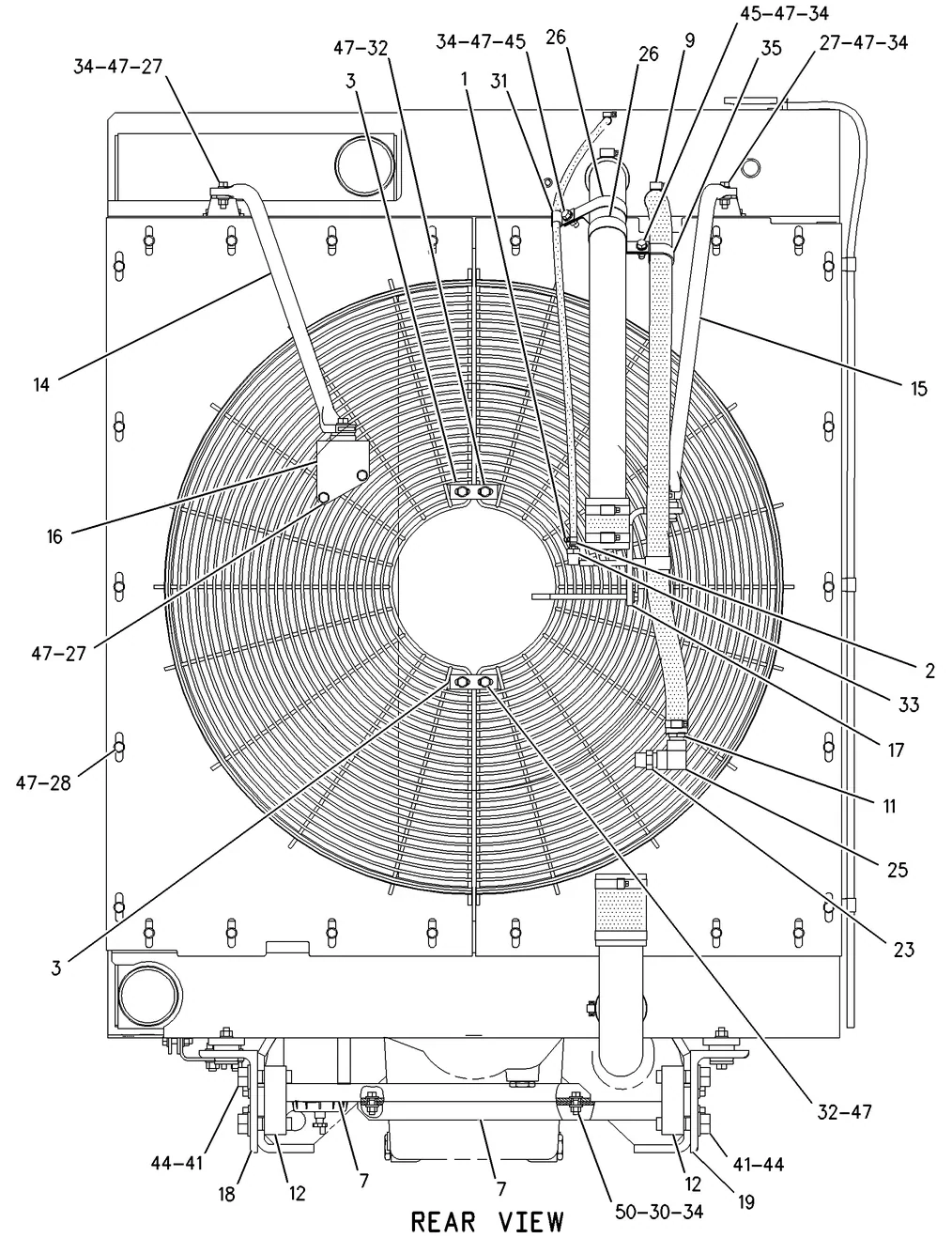 C15 · COOLING SYSTEM · 228-4380 CAT parts diagram