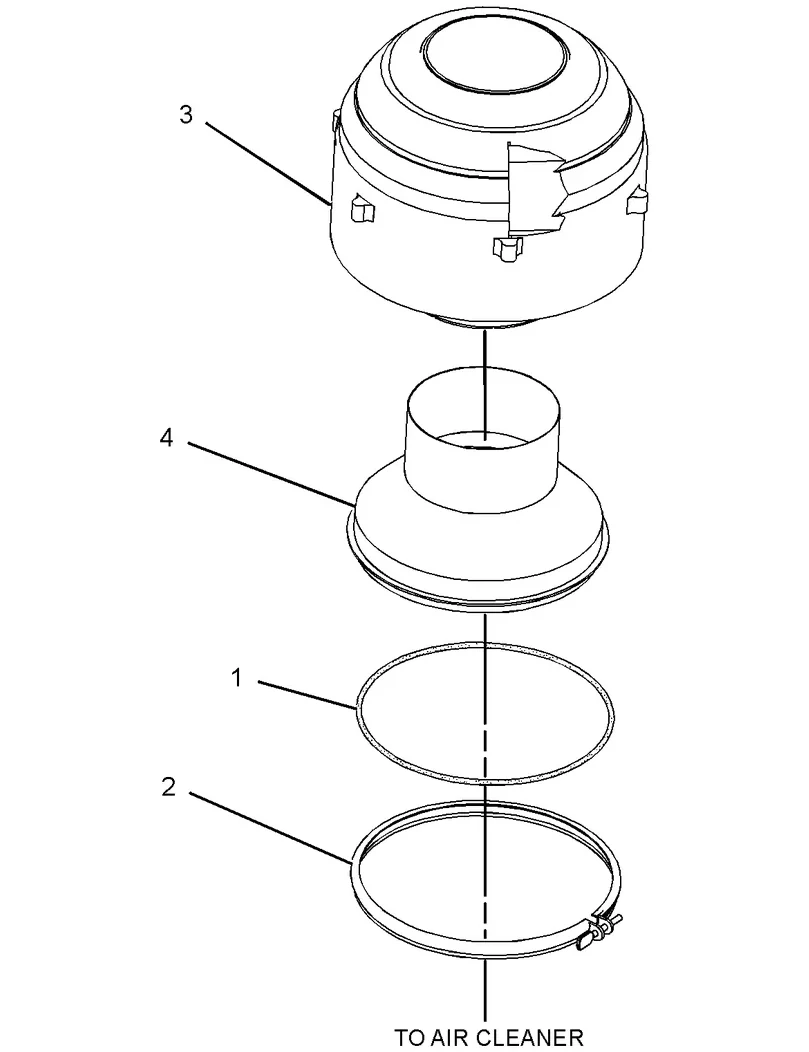 C15 · AIR INLET AND EXHAUST SYSTEM · 280-2582 CAT parts diagram