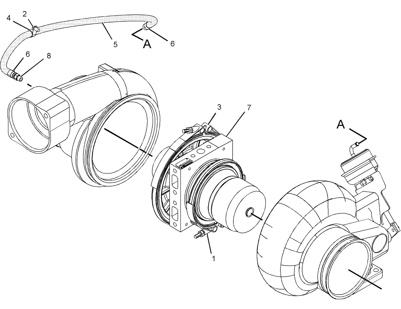 C15 · AIR INLET AND EXHAUST SYSTEM · 252-9658 CAT parts diagram