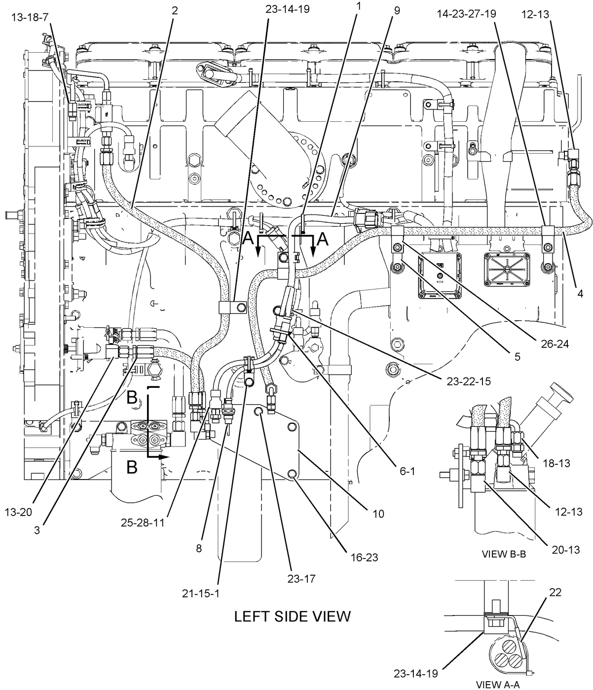 C15 · FUEL SYSTEM · 237-4296 CAT parts diagram