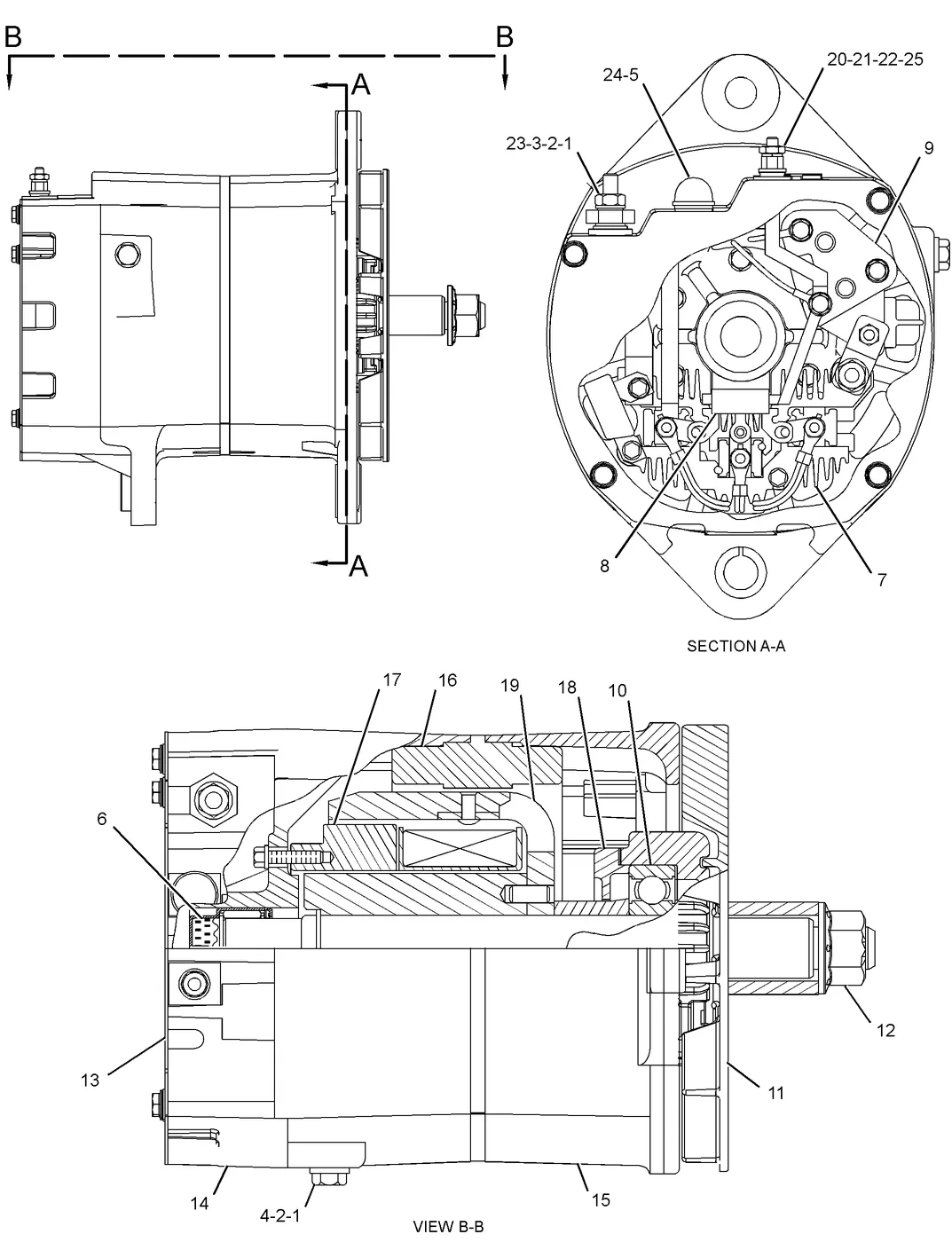 C15 9L6770 parts diagram