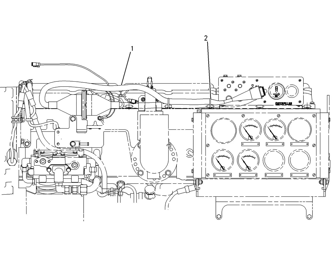 C15 · ELECTRICAL AND STARTING SYSTEM · 194-4754 CAT parts diagram