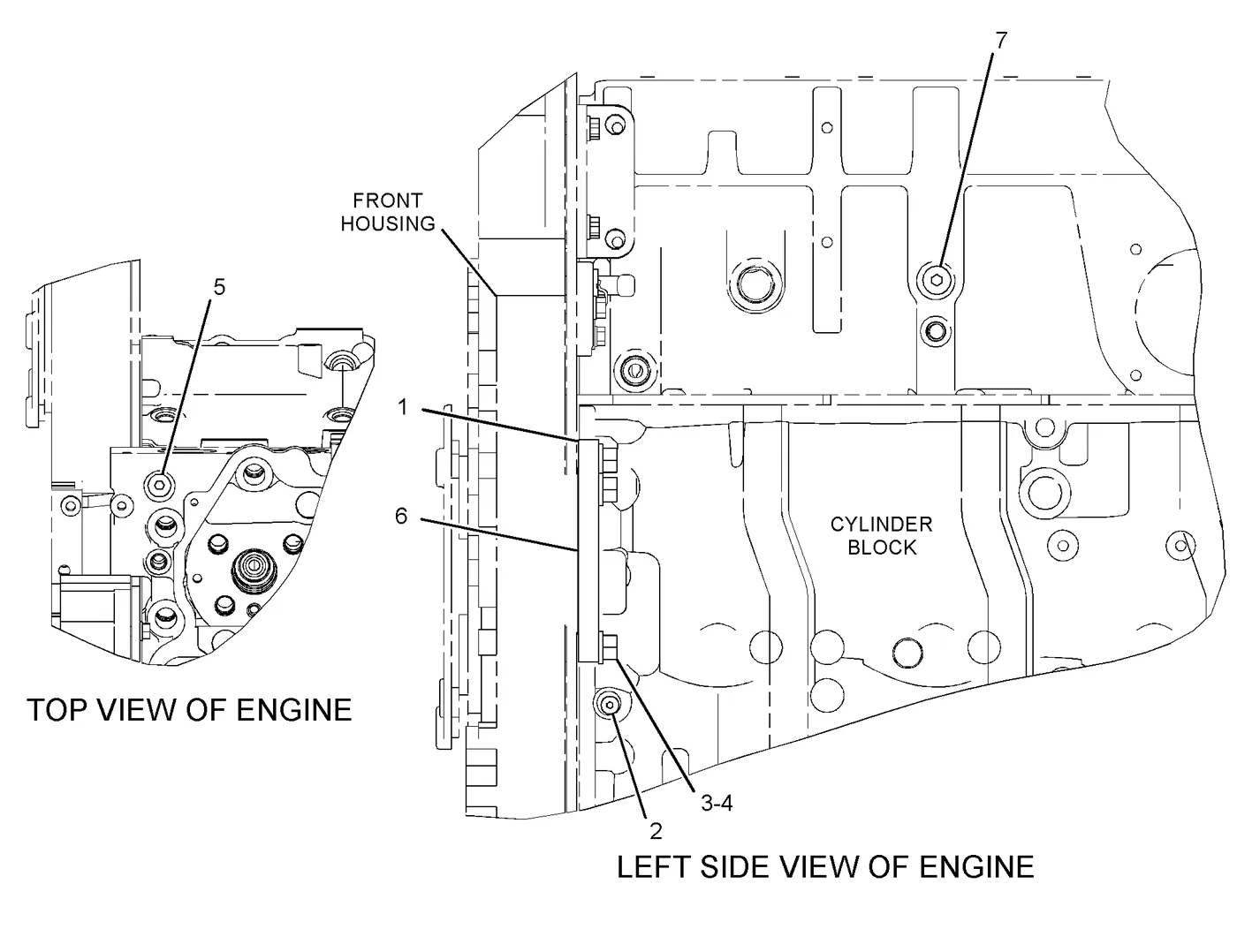 C15 · ENGINE ARRANGEMENT · 287-3366