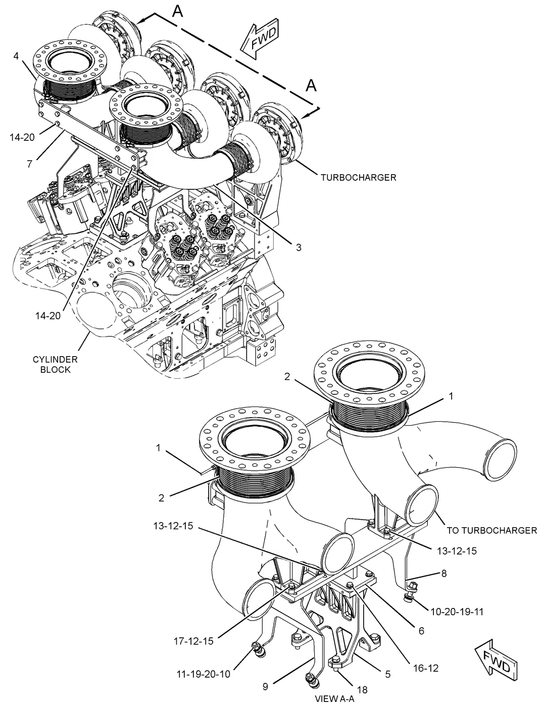 C175 · AIR INLET AND EXHAUST SYSTEM · 275-1040 CAT parts diagram