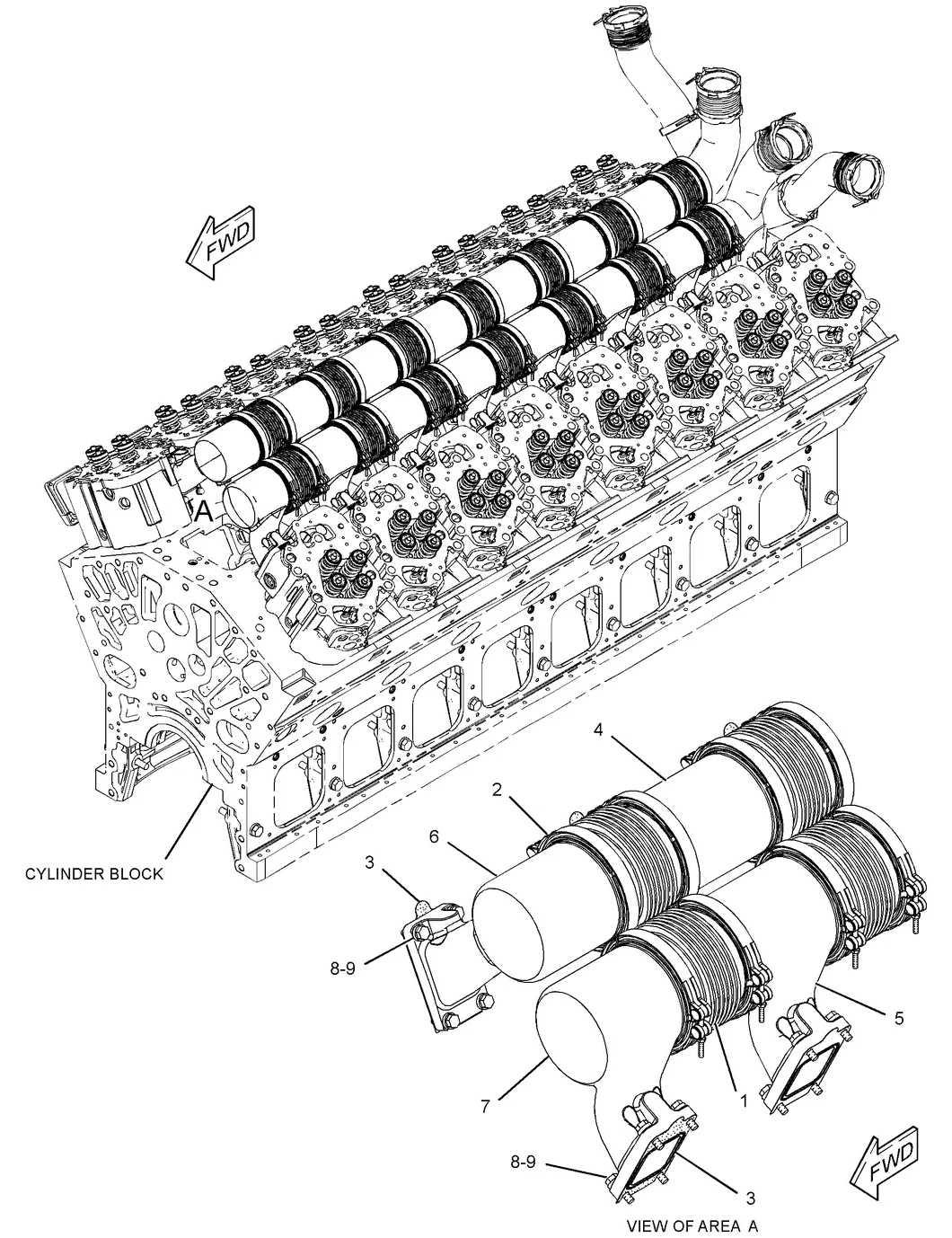 C175 · AIR INLET AND EXHAUST SYSTEM · 253-7723 CAT parts diagram