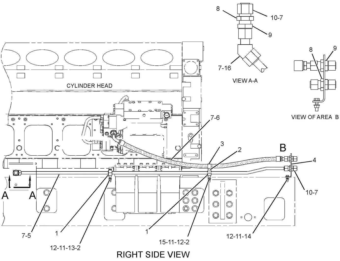 C175 · FUEL SYSTEM · 247-4909 CAT parts diagram