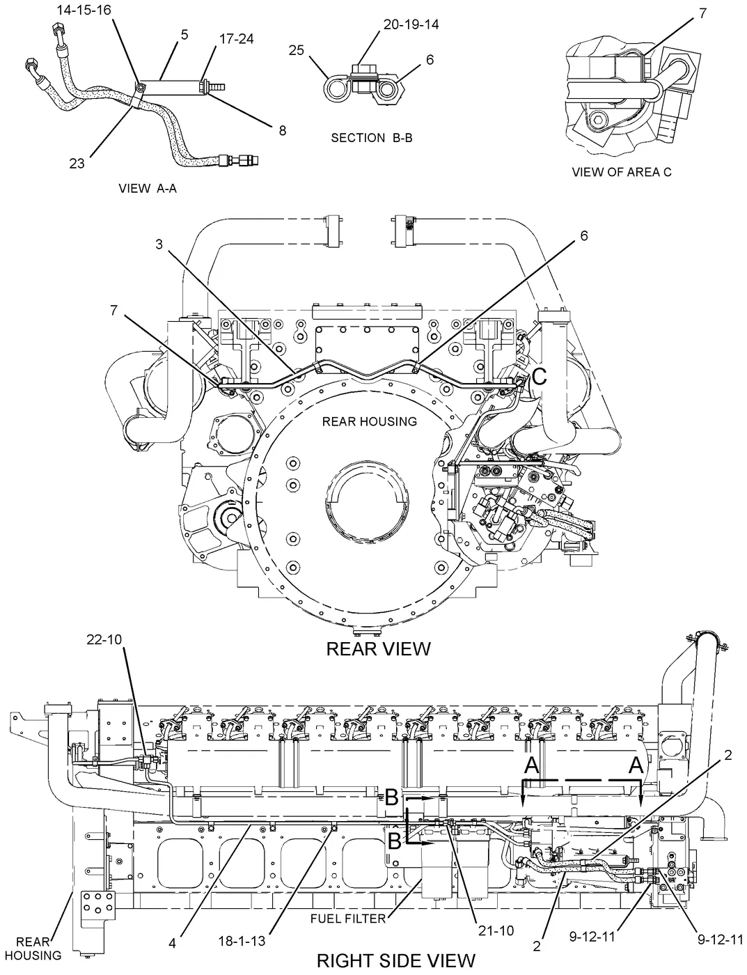 C175 · FUEL SYSTEM · 260-9350 CAT parts diagram
