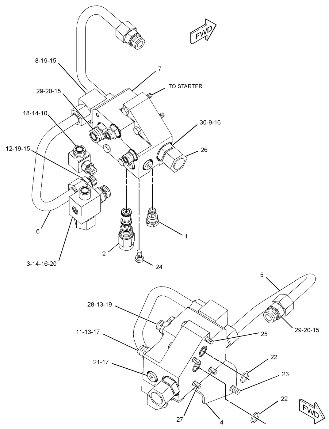 C175 · FUEL SYSTEM · 260-9351 CAT parts diagram