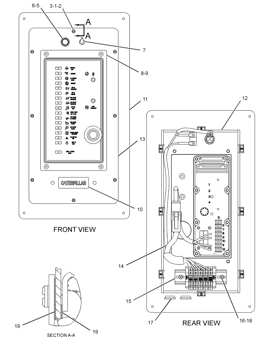 C175 6V8367 parts diagram