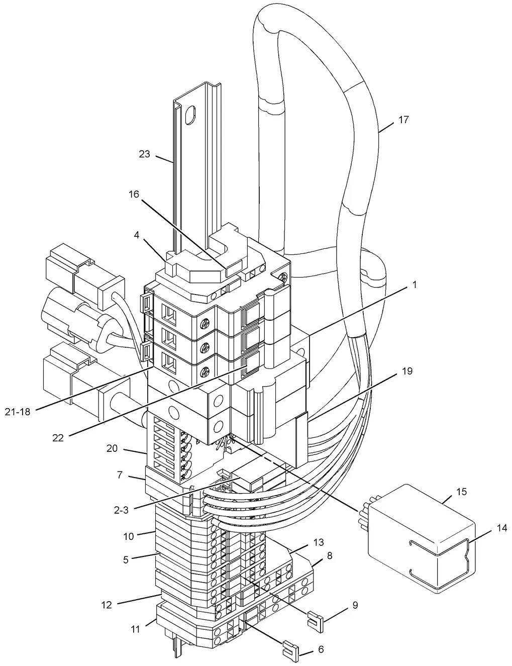 C175 · ELECTRICAL AND STARTING SYSTEM · 281-3958 CAT parts diagram