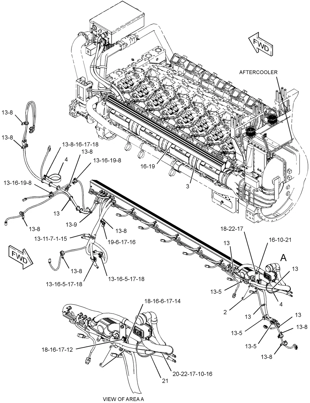 C175 · ELECTRICAL AND STARTING SYSTEM · 263-6614 CAT parts diagram