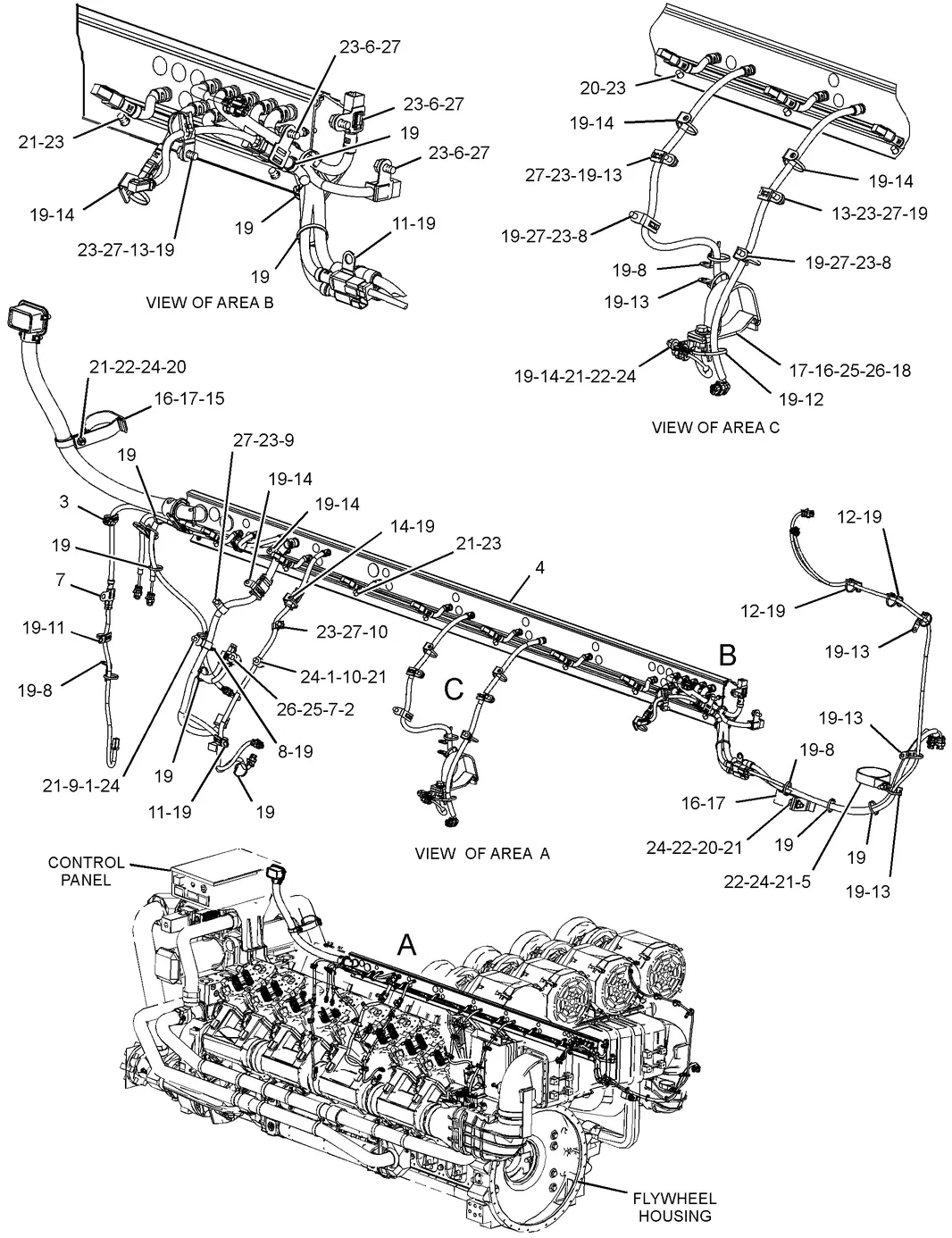 C175 · ELECTRICAL AND STARTING SYSTEM · 285-4001 CAT parts diagram