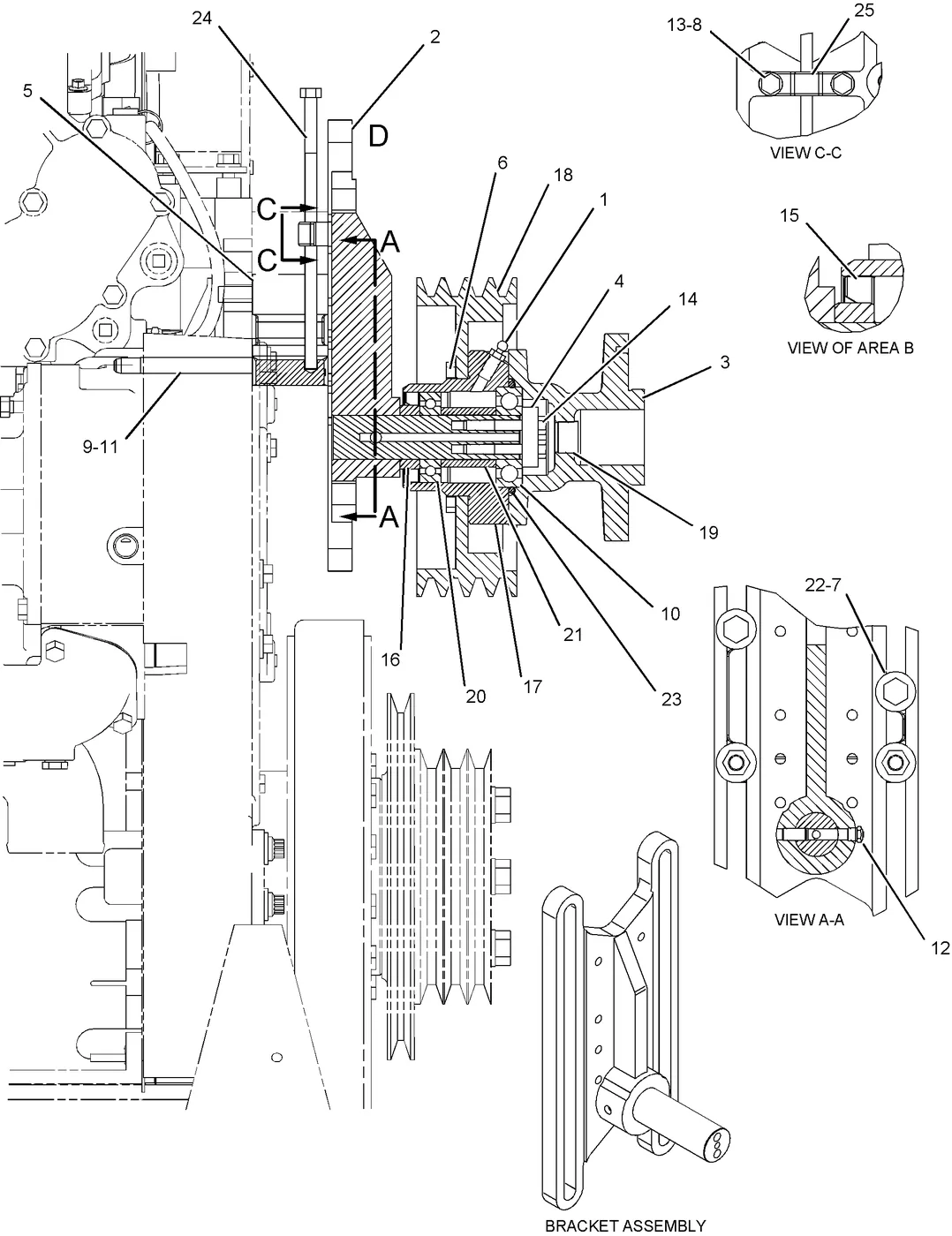 C18 · BASIC ENGINE · 241-2422 CAT parts diagram