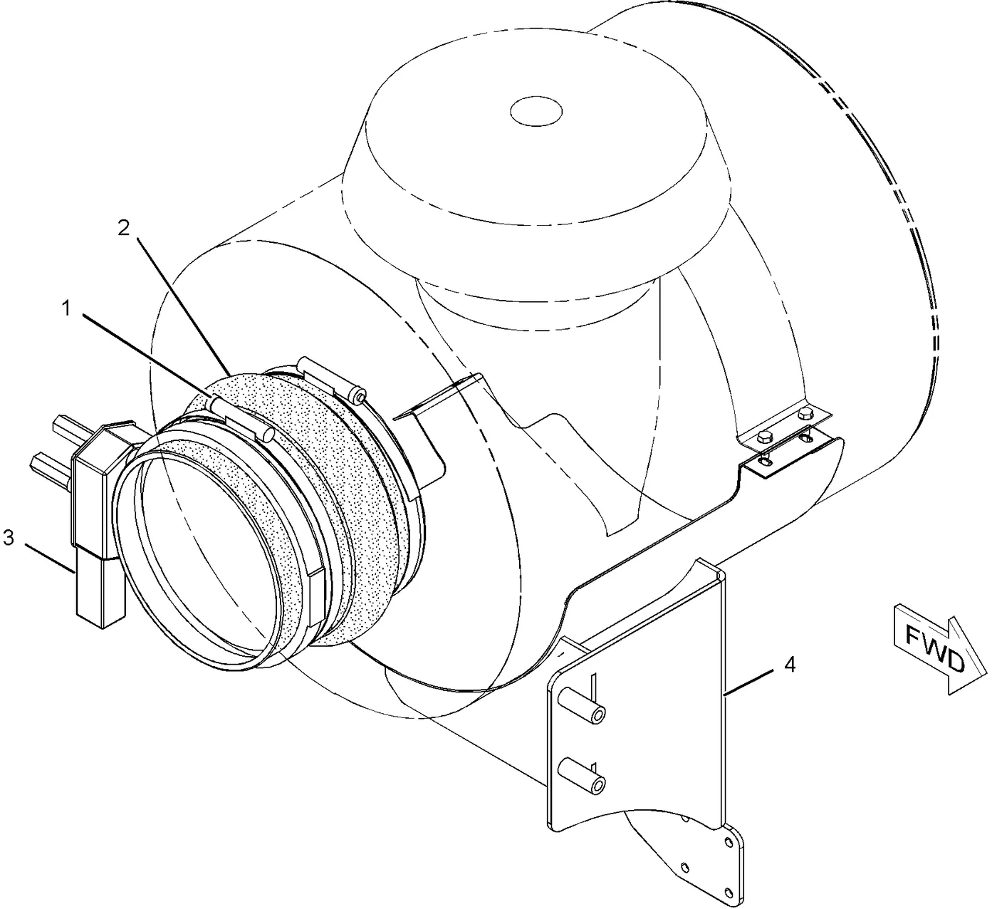 C18 · AIR INLET AND EXHAUST SYSTEM · 246-8476 CAT parts diagram
