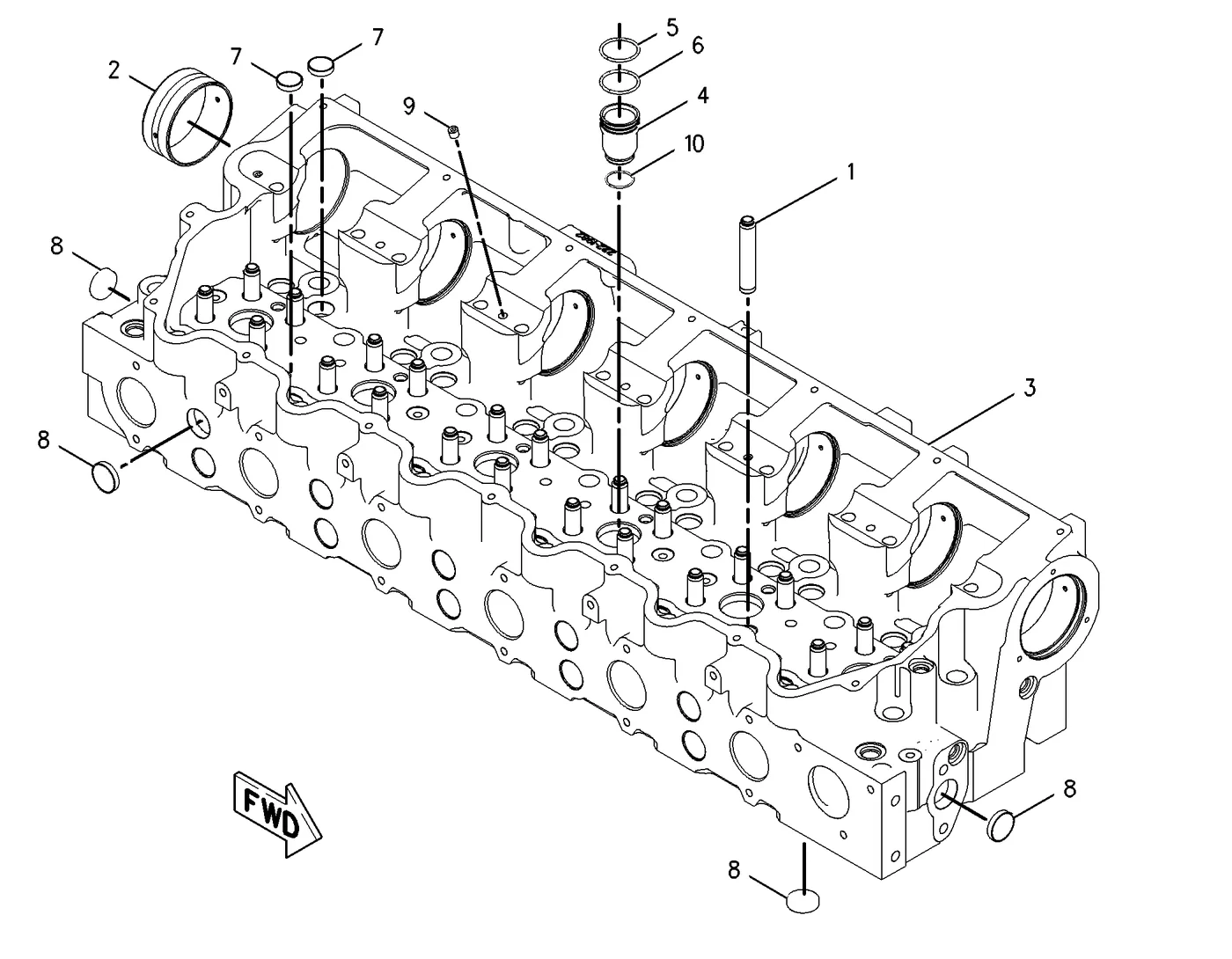 C18 9X8257 parts diagram