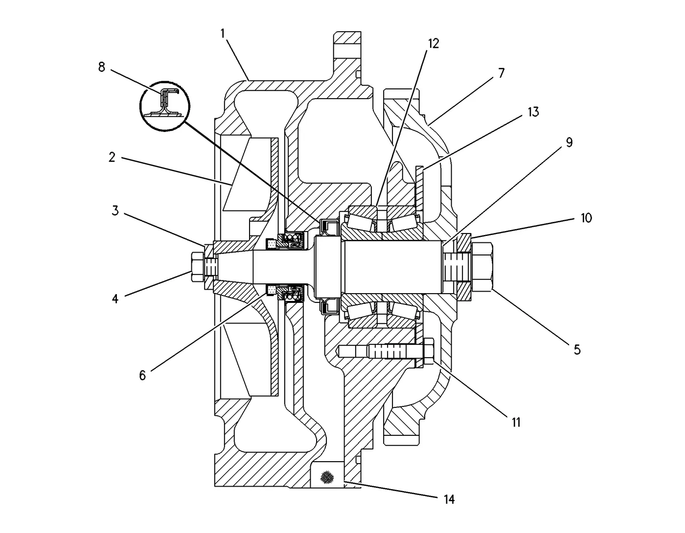 C18 · COOLING SYSTEM · 174-5986 CAT parts diagram