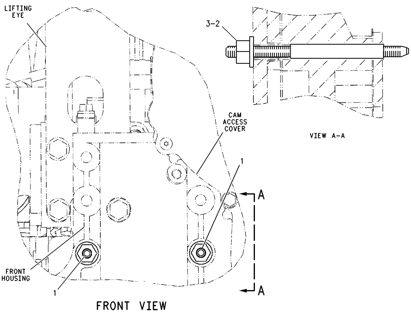 C18 · BASIC ENGINE · 201-8358 CAT parts diagram