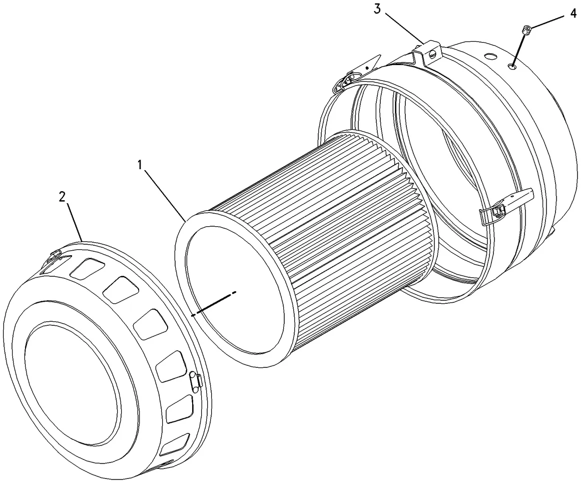 C18 · AIR INLET AND EXHAUST SYSTEM · 308-9316 CAT parts diagram