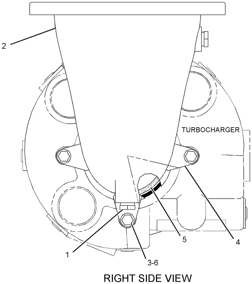 C18 · AIR INLET AND EXHAUST SYSTEM · 305-3332 CAT parts diagram