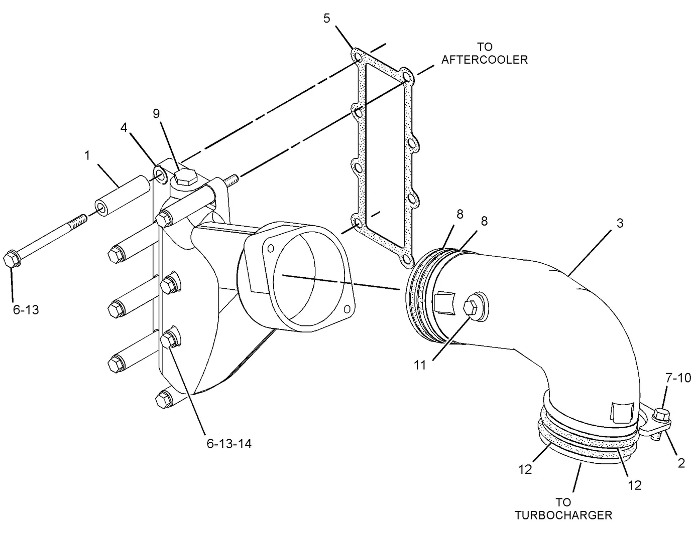 C18 · AIR INLET AND EXHAUST SYSTEM · 130-6521 CAT parts diagram