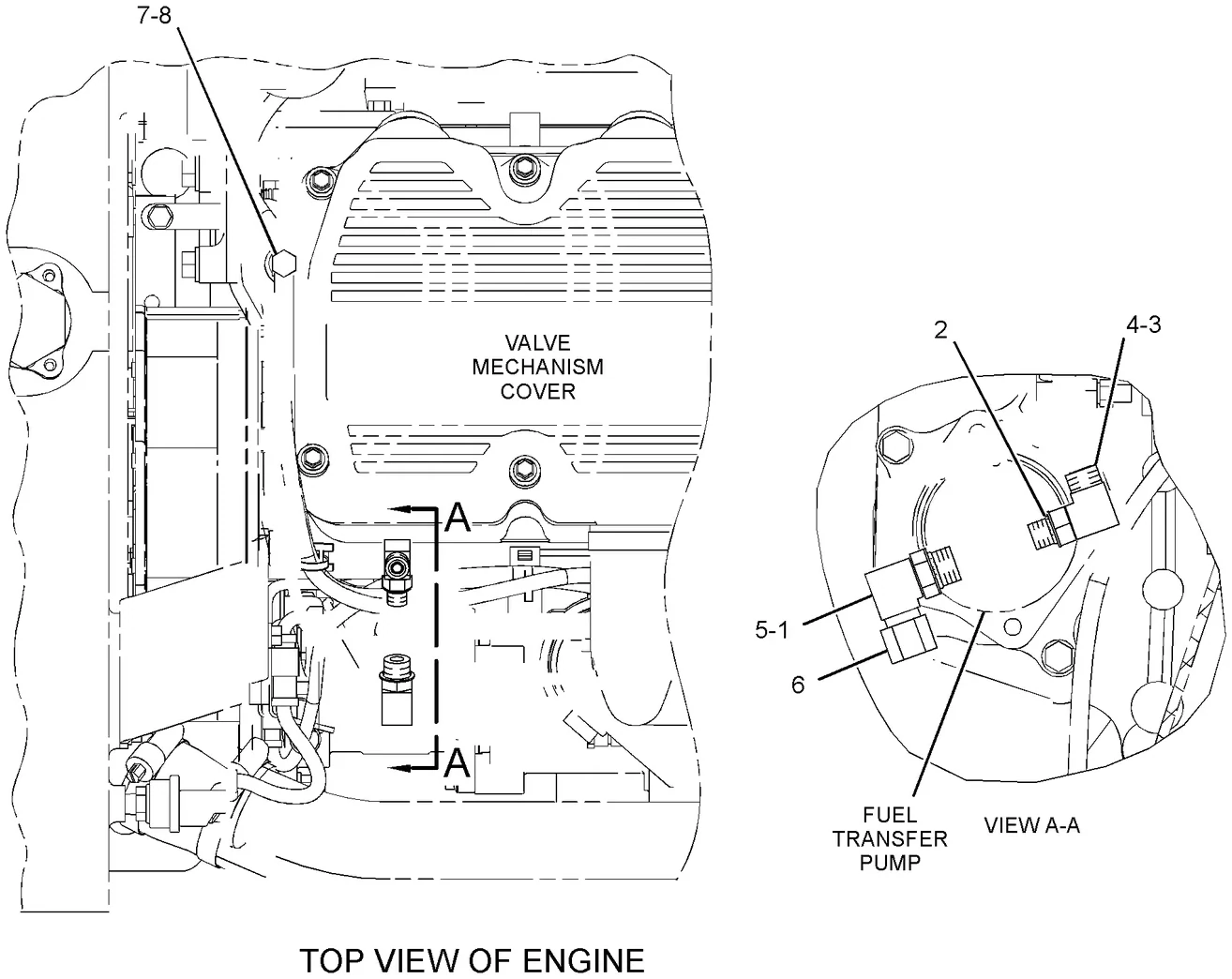 C18 · FUEL SYSTEM · 313-4606 CAT parts diagram