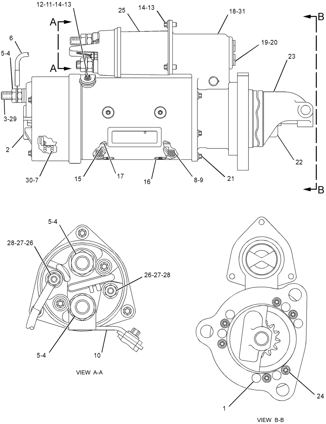C18 · ELECTRICAL AND STARTING SYSTEM · 131-8277 CAT parts diagram