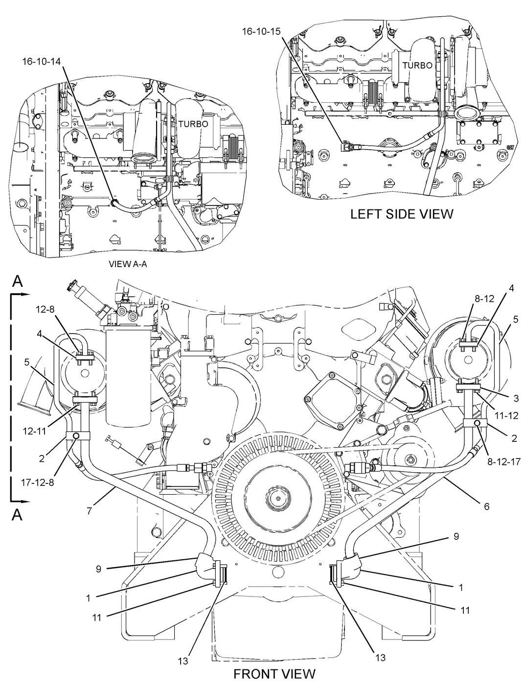 C27 · LUBRICATION SYSTEM · 349-5622 CAT parts diagram