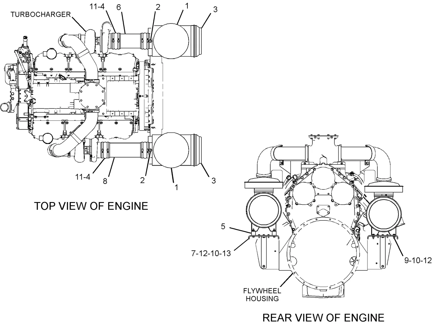 C27 4W5828 parts diagram