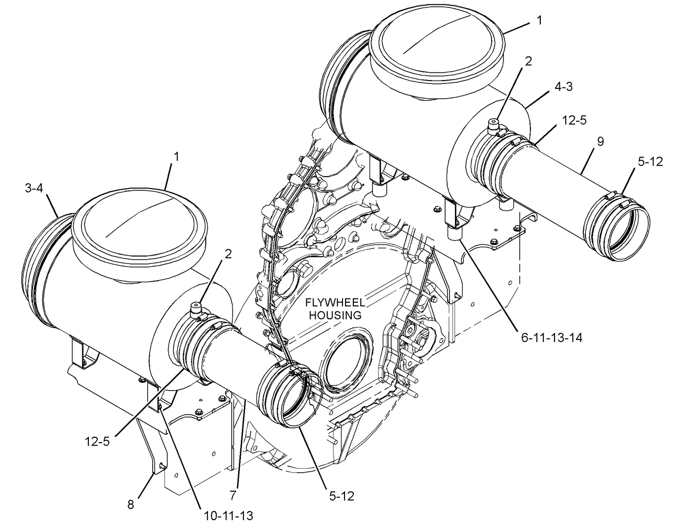C27 · AIR INLET AND EXHAUST SYSTEM · 376-7705