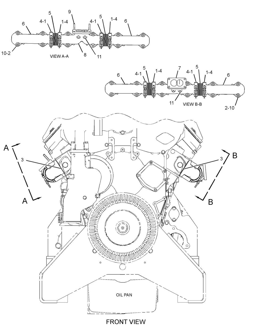 C27 · AIR INLET AND EXHAUST SYSTEM · 349-5622 CAT parts diagram