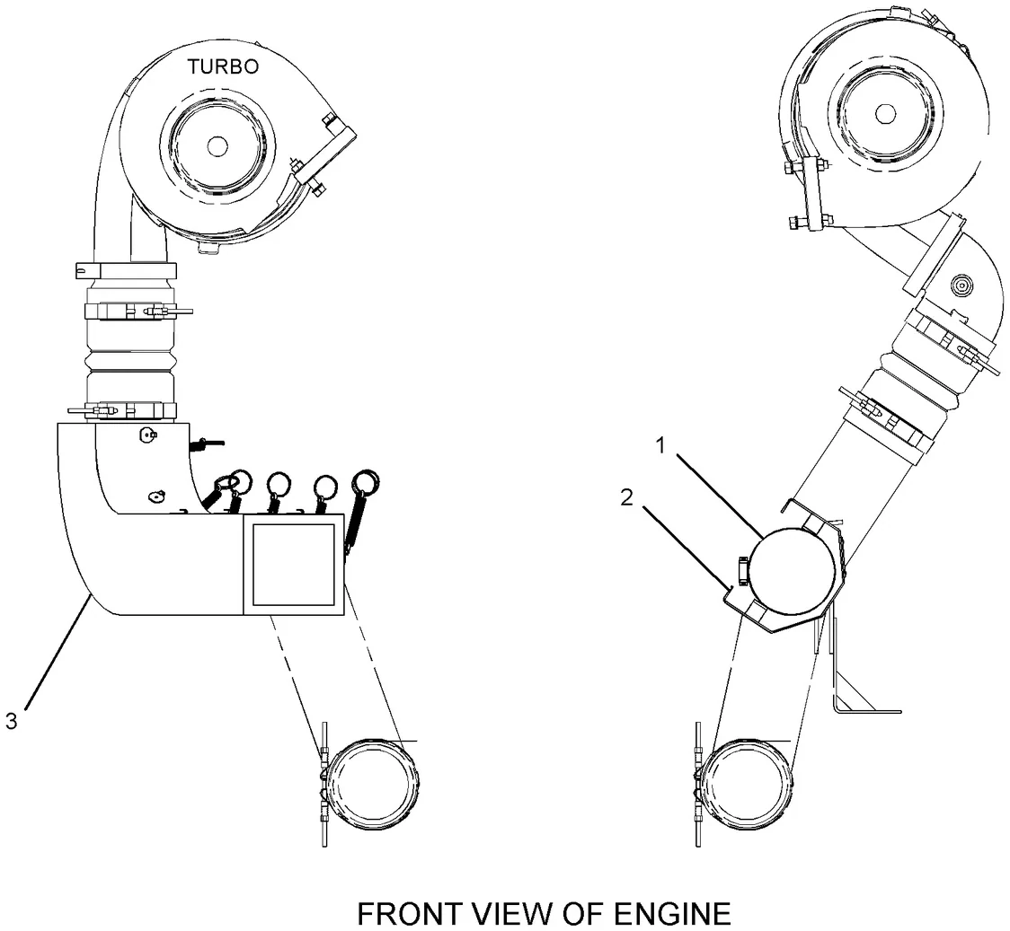 C27 · AIR INLET AND EXHAUST SYSTEM · 321-5230 CAT parts diagram