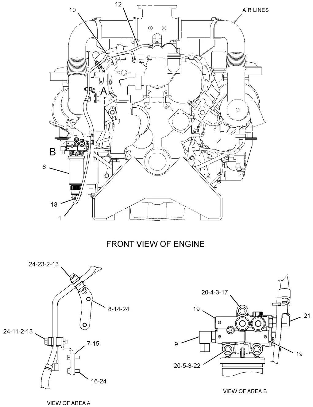 C27 · FUEL SYSTEM · 349-5622 CAT parts diagram