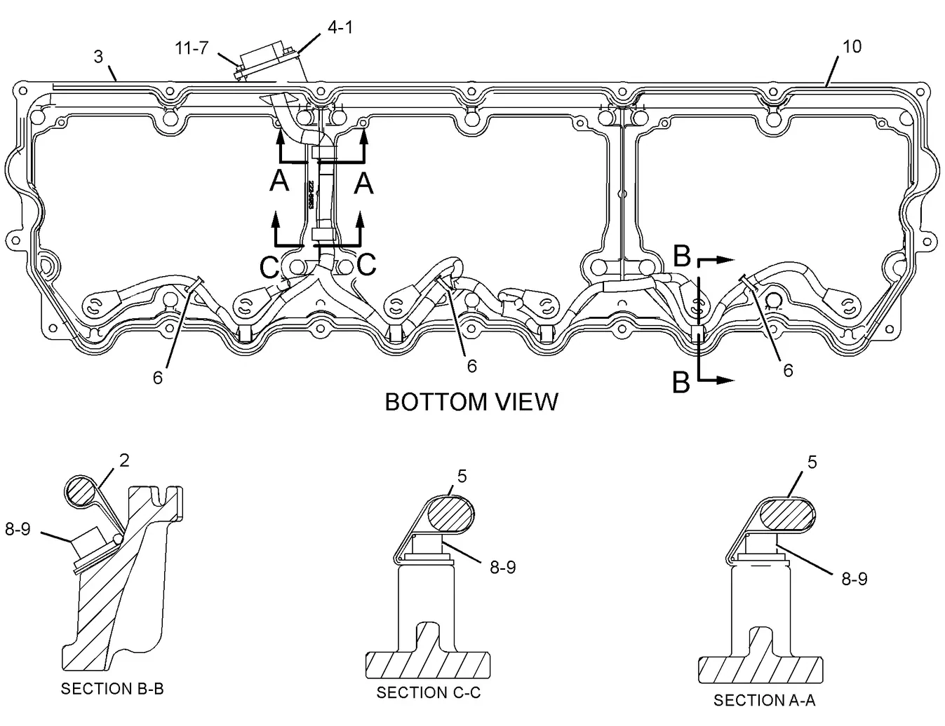 C27 · BASIC ENGINE · 223-6408 CAT parts diagram