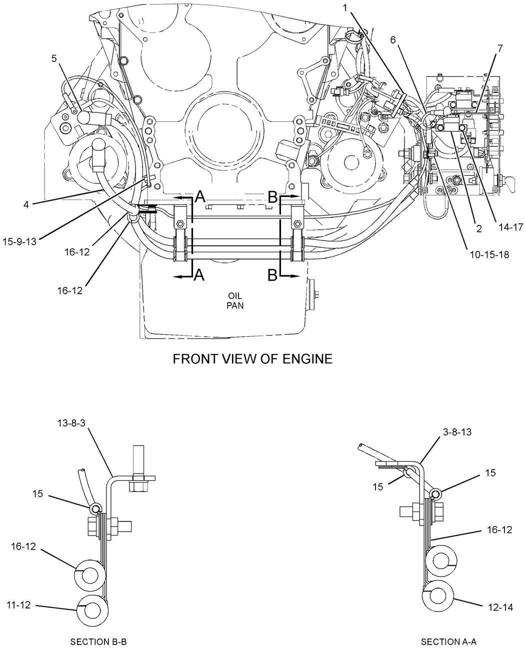 C27 · ELECTRICAL AND STARTING SYSTEM · 363-7521 CAT parts diagram