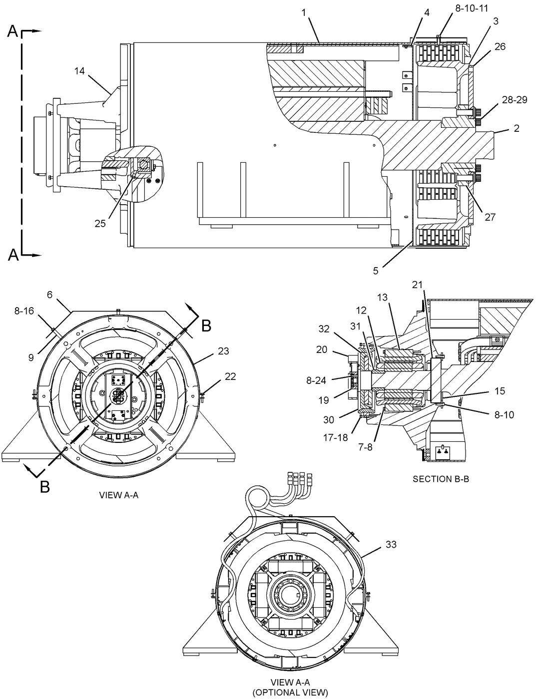 C27 · GENERATORS · 372-7130 CAT parts diagram