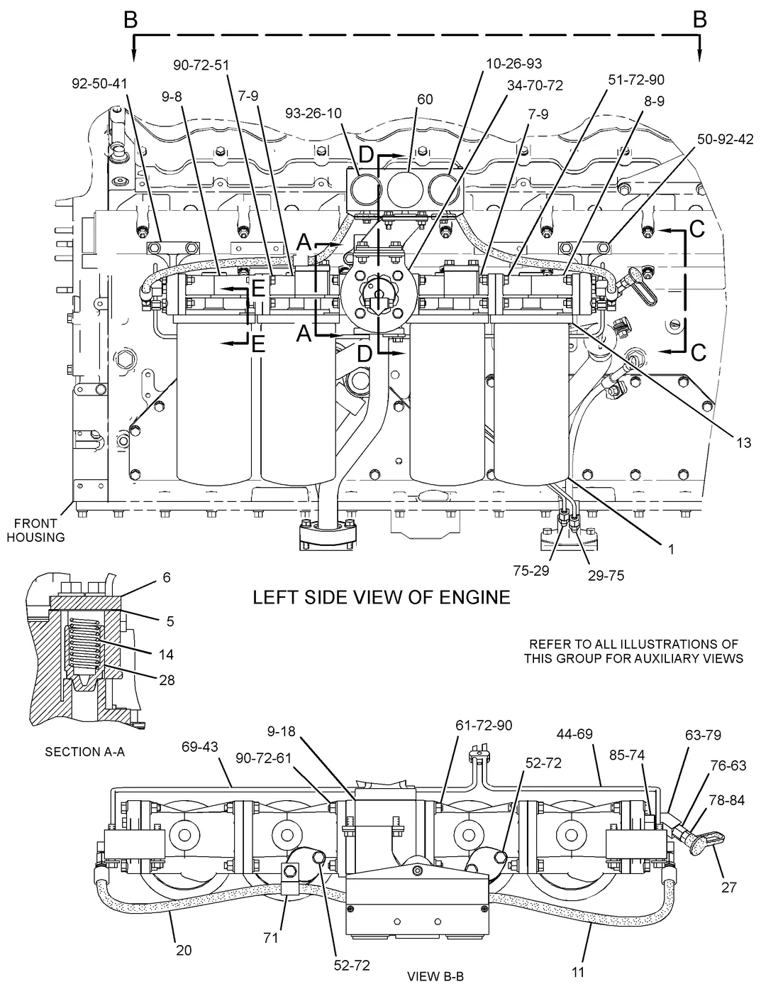 C32 · LUBRICATION SYSTEM · 293-2966