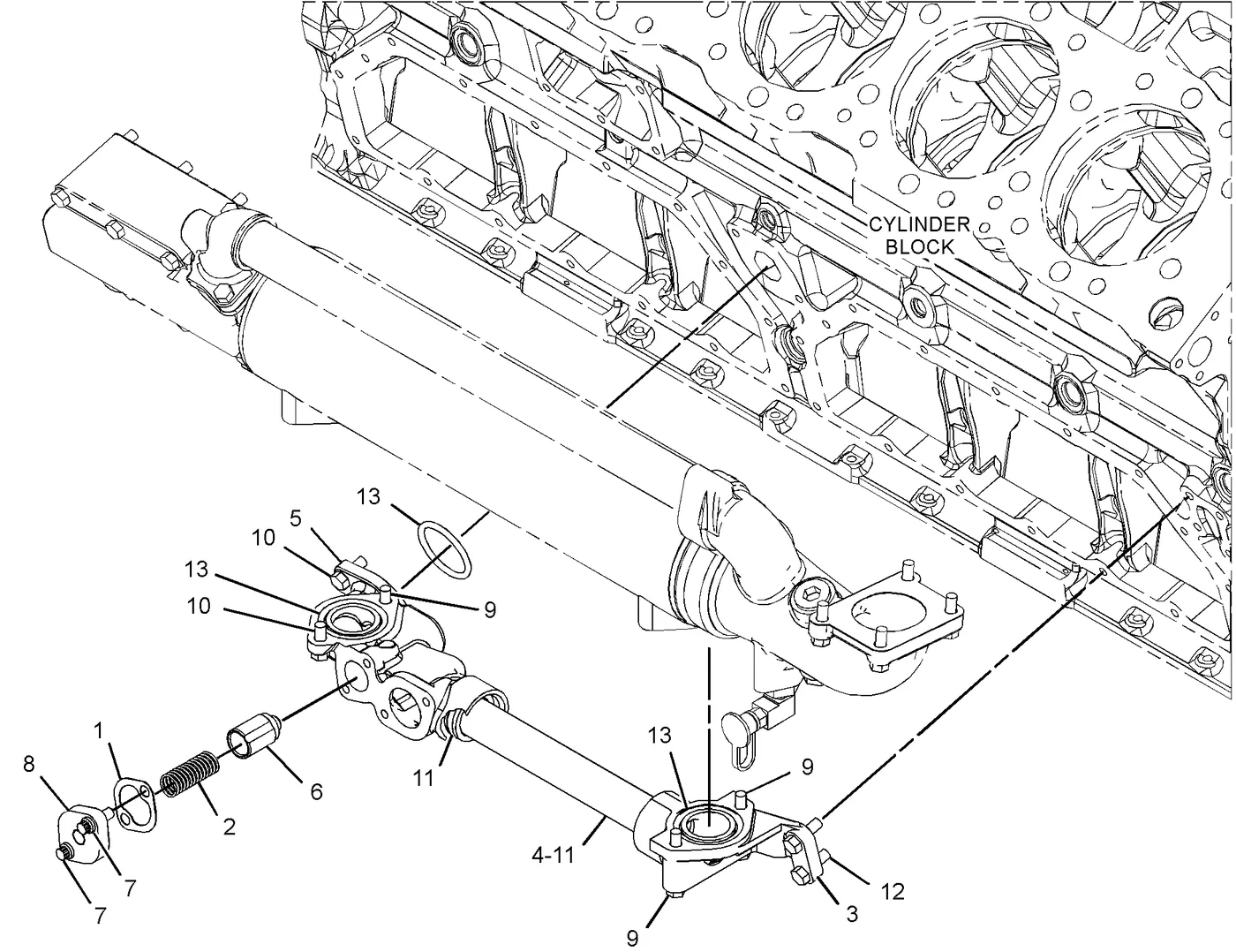 C32 6N0448 parts diagram