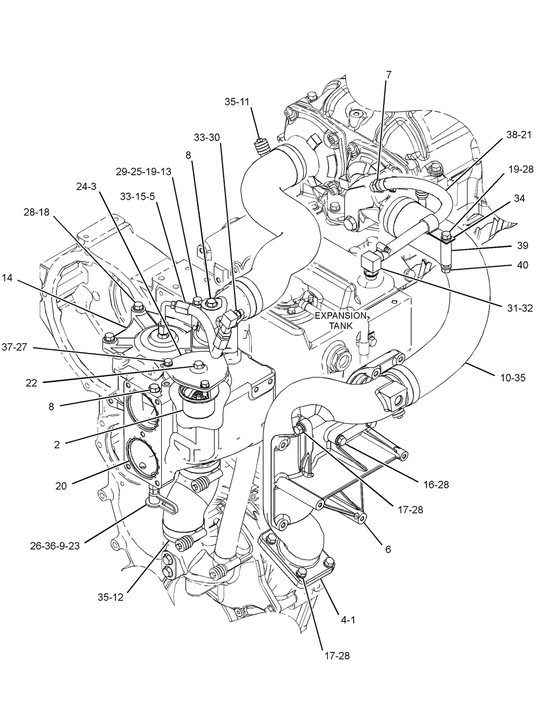 C32 6I4953 parts diagram