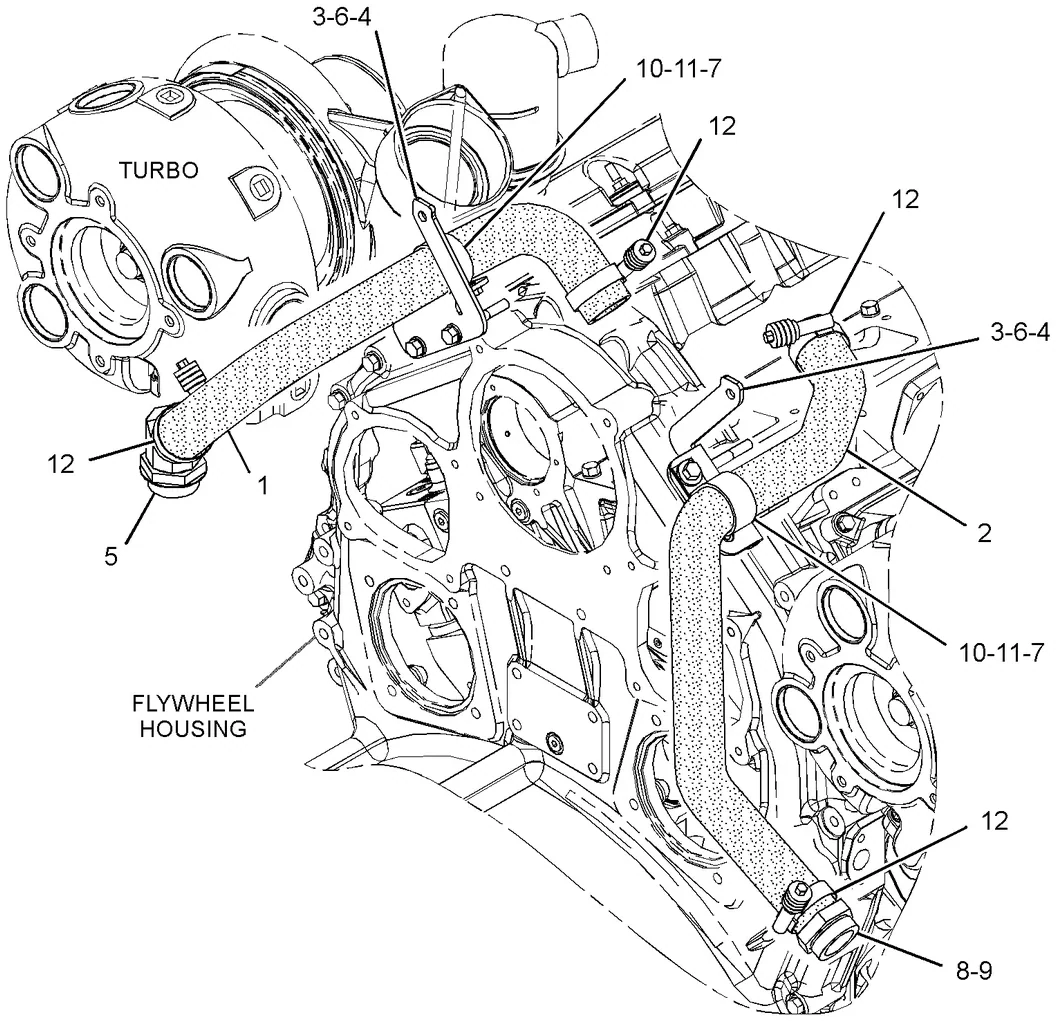 C32 · COOLING SYSTEM · 364-8181 CAT parts diagram