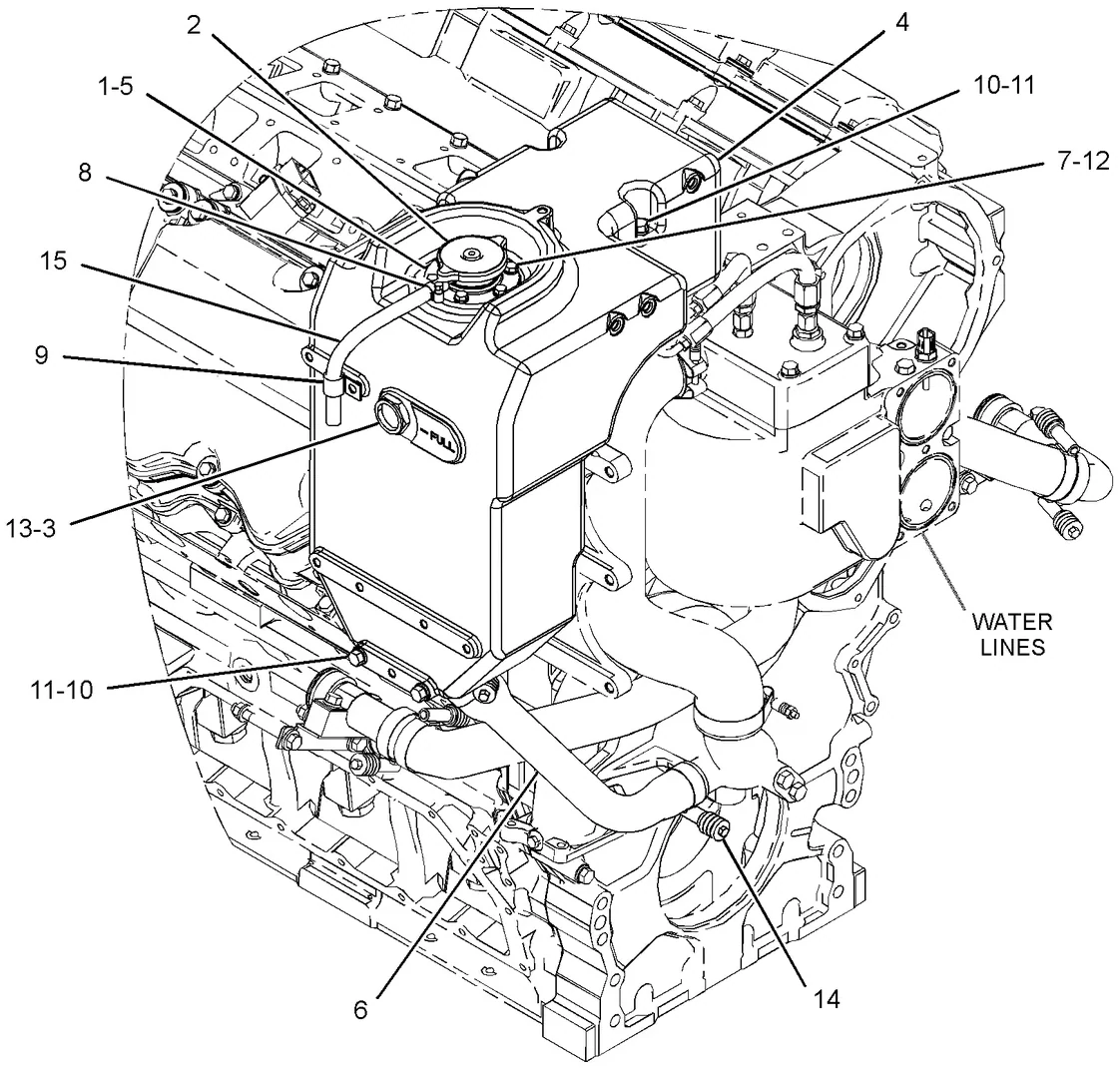 C32 · COOLING SYSTEM · 356-5196 CAT parts diagram