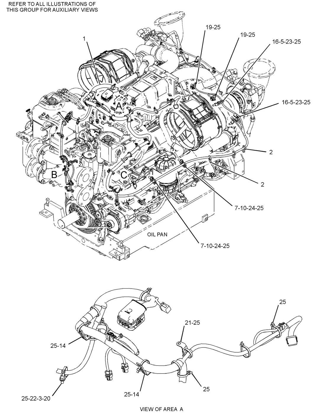 C32 · ELECTRICAL AND STARTING SYSTEM · 363-3963 CAT parts diagram