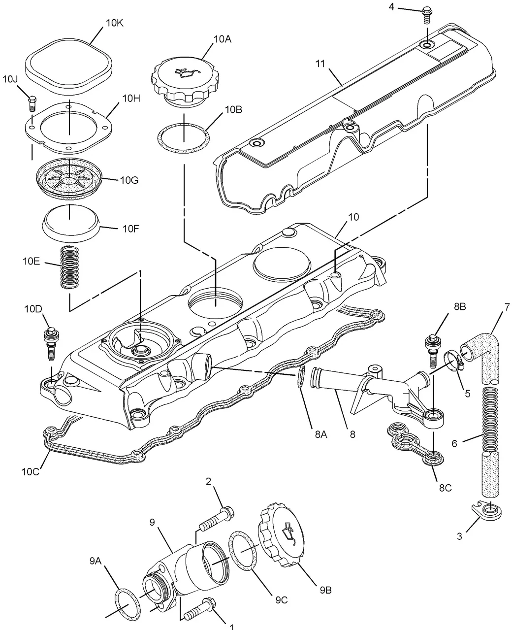 C4.4 · BASIC ENGINE · 273-1454 CAT parts diagram