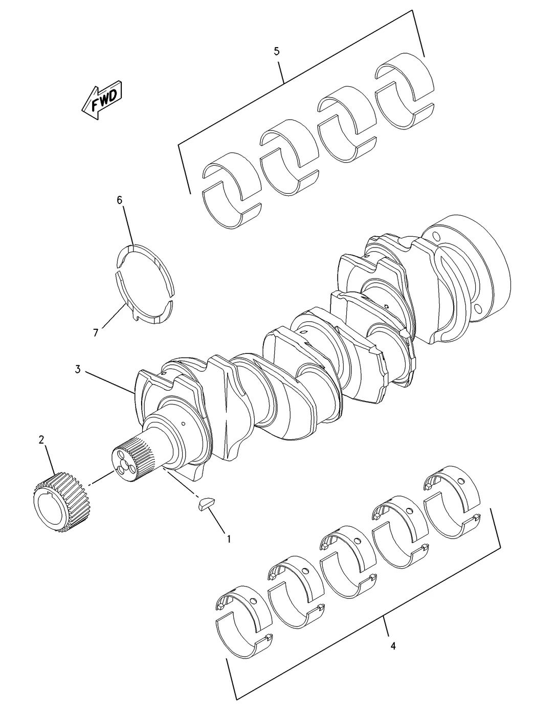 C4.4 · BASIC ENGINE · 273-1454 CAT parts diagram
