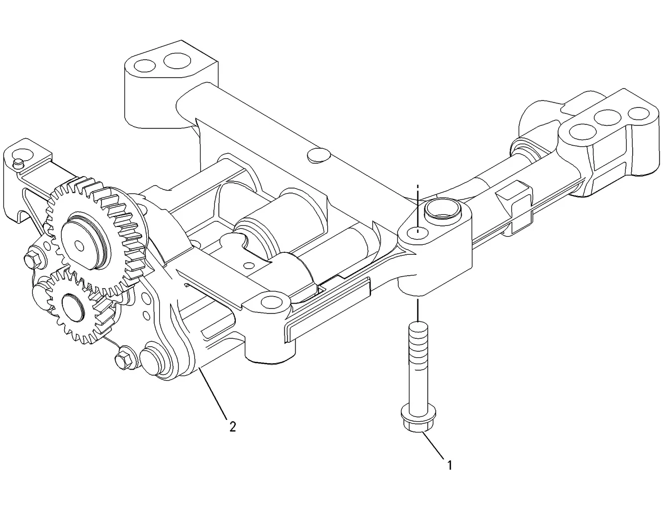 C4.4 · LUBRICATION SYSTEM · 273-1454 CAT parts diagram