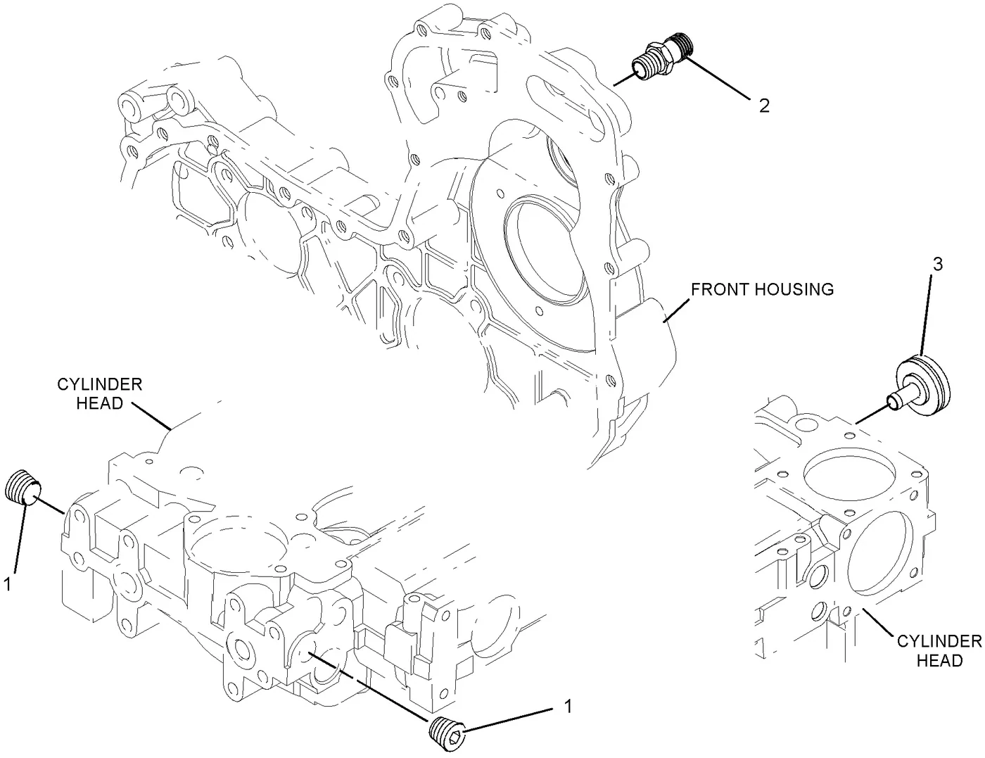 C4.4 · COOLING SYSTEM · 245-4665 CAT parts diagram