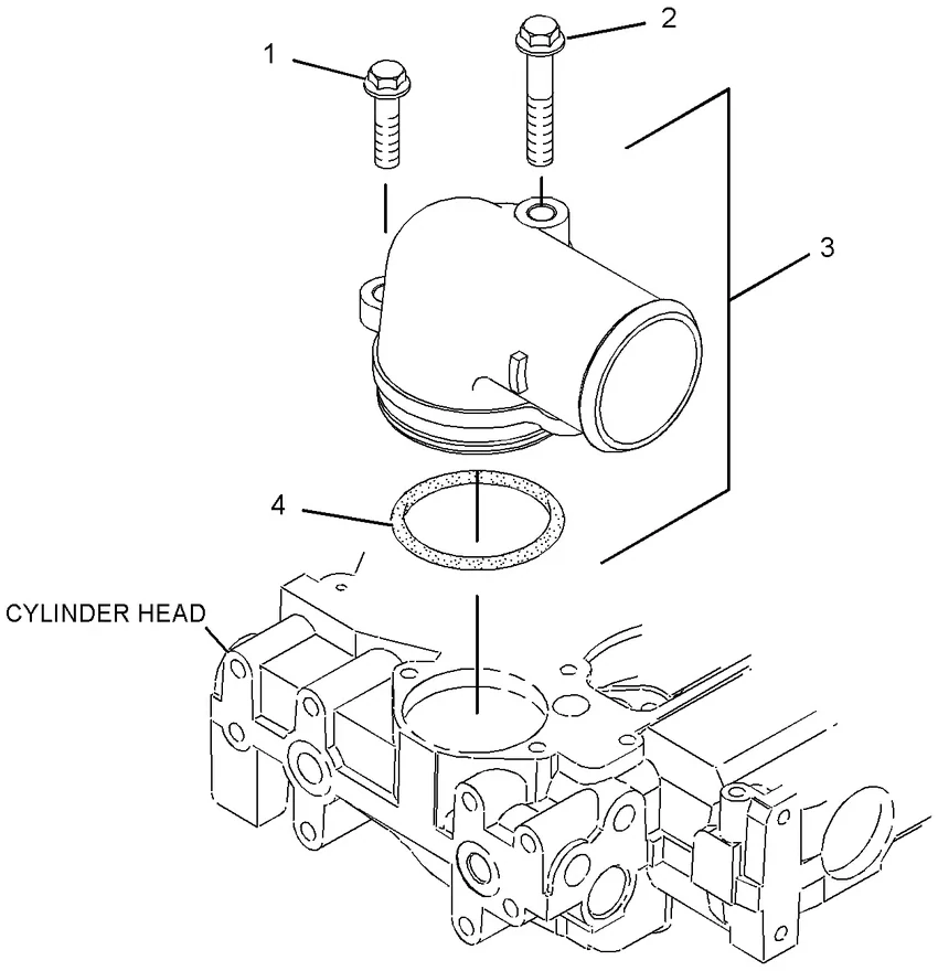 C4.4 · COOLING SYSTEM · 273-1454 CAT parts diagram