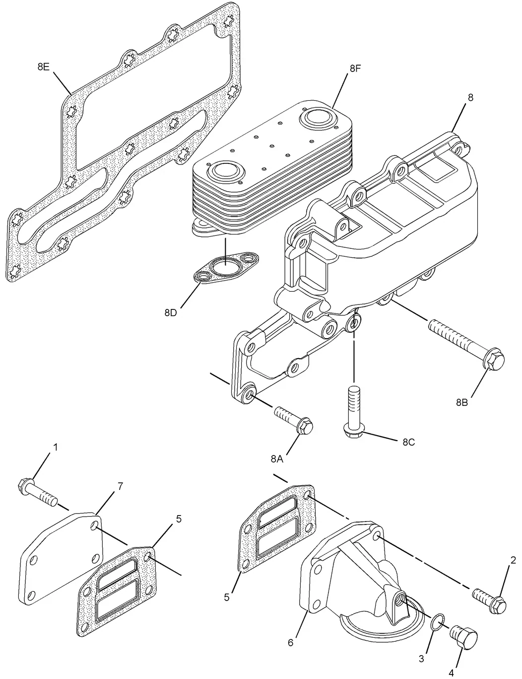 C4.4 · COOLING SYSTEM · 253-2472 CAT parts diagram