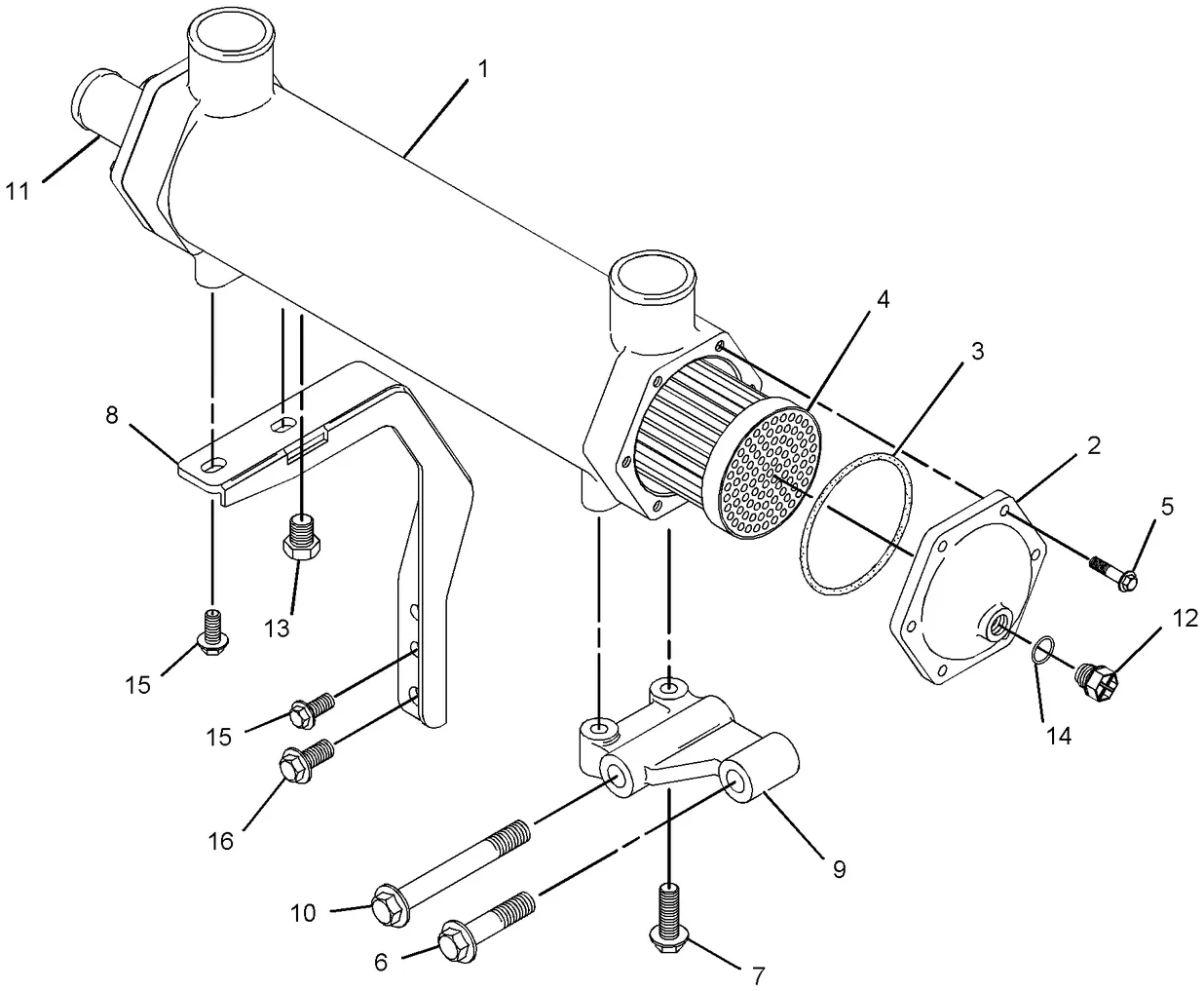 C4.4 · COOLING SYSTEM · 263-5117 CAT parts diagram