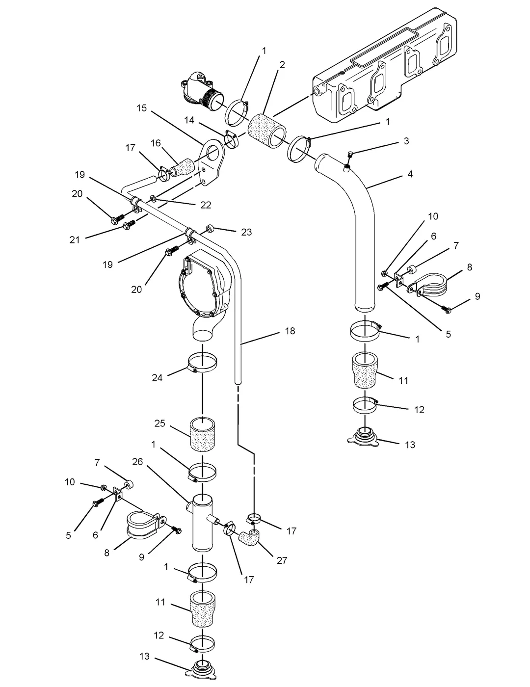 C4.4 · COOLING SYSTEM · 266-5846 CAT parts diagram